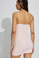 Tiana Lace Trim Mini Dress