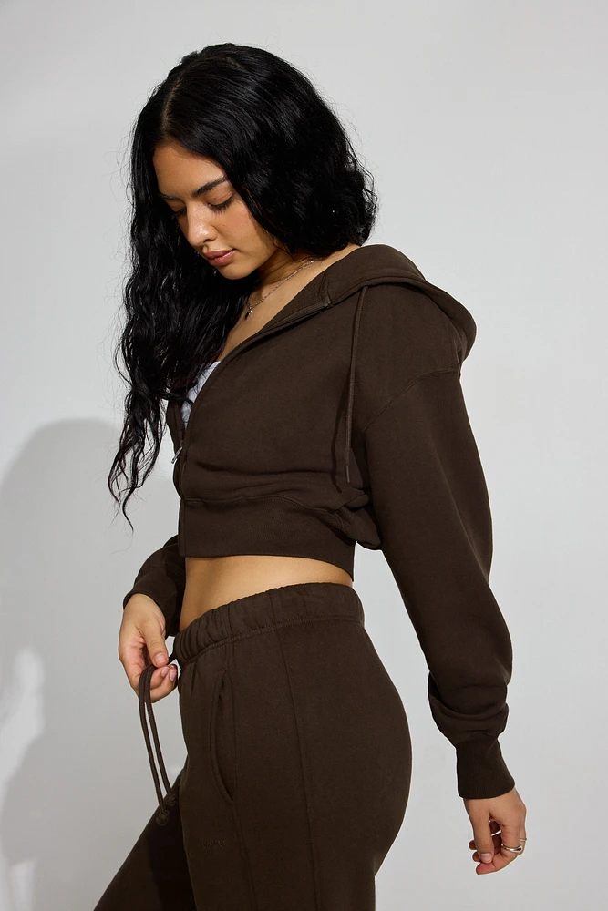 Haut à capuchon bouffant zippé SoftTerry