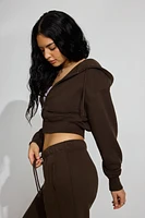Haut à capuchon bouffant zippé SoftTerry