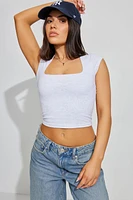 Portia Square Neckline Tee