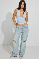 Pixie Plunge Halter Top