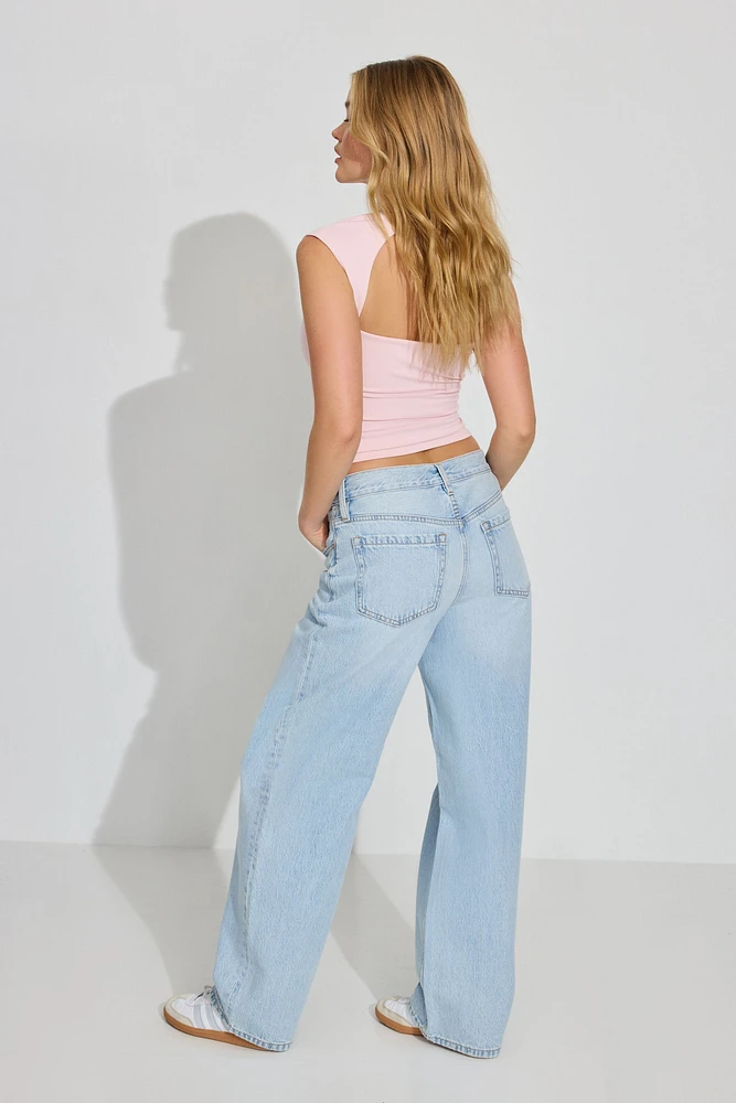 Low Rise Baggy Jeans