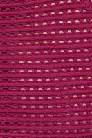 Sheer V-Neck Knit Crop Tee