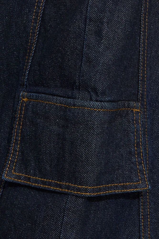 Low Rise Baggy Cargo Jeans