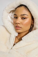 Faux-Fur Puffer Jacket