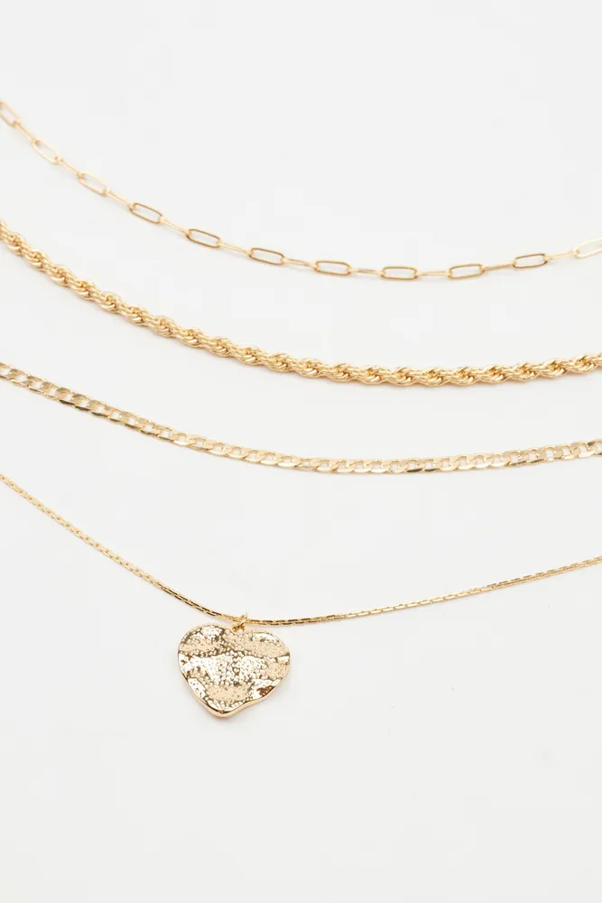 Set of 4 Classic Heart Chains