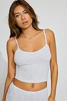 Camisole longue en pointelle