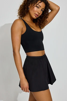 Peyton Poplin Skort