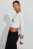 Kimmy Long Sleeve Crop Top
