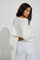 Chandail écourté ample super doux