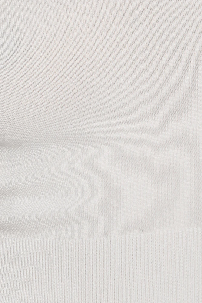 Wide V-Neck Long Sleeve Top