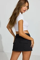 Belted Micro Skort