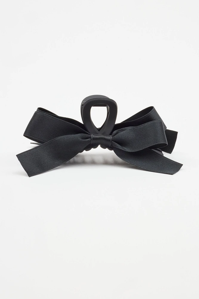 Bow Matte Banana Clip