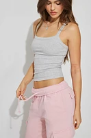 Kasey Scoop Neck Ribbed Cami