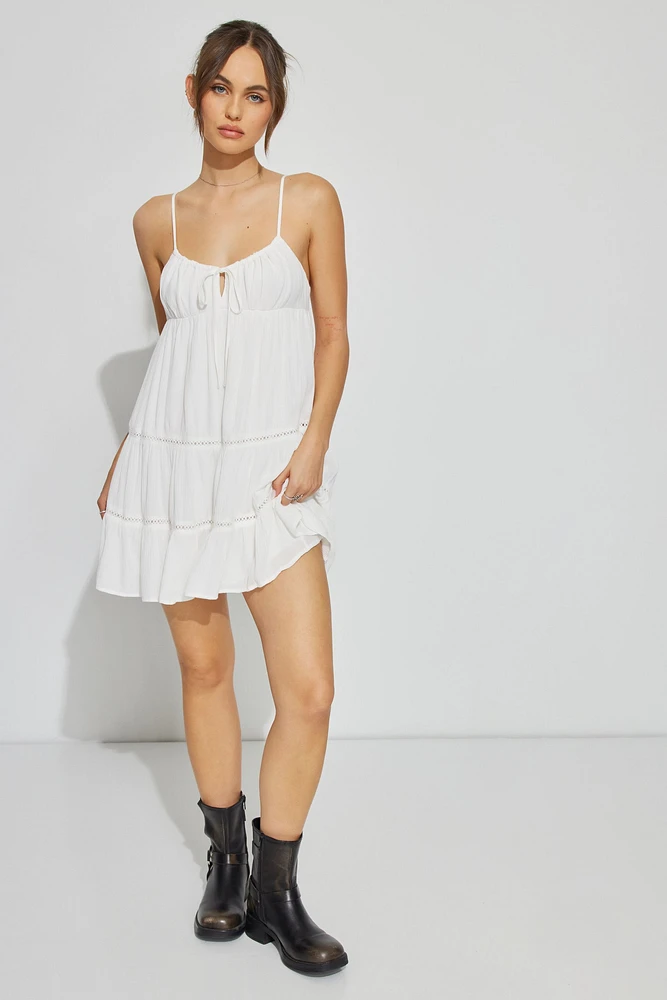 Kiara Babydoll Mini Dress