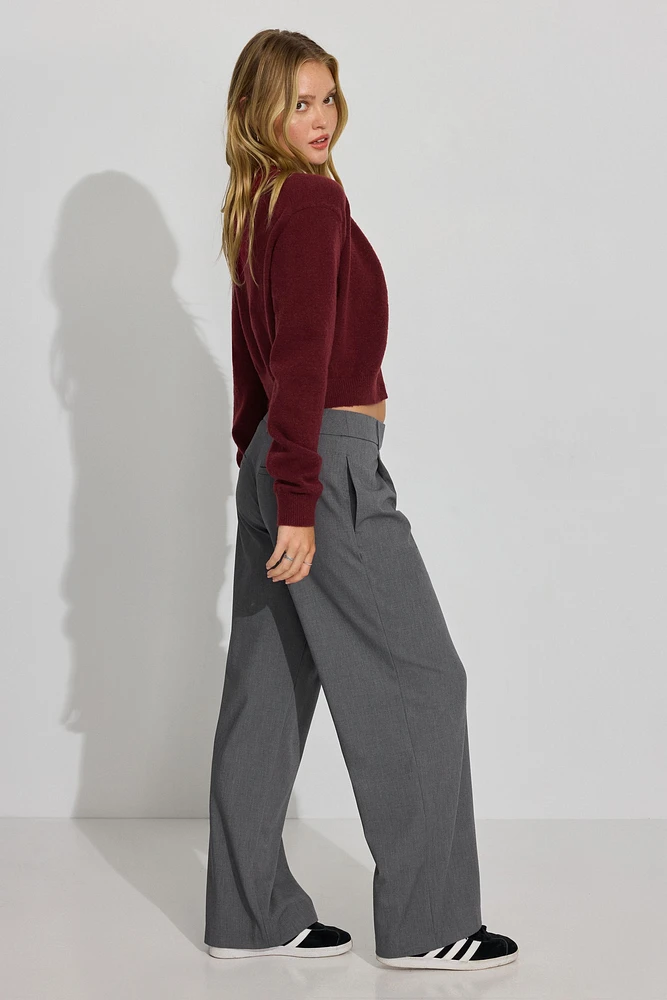 Low Rise Relaxed Trousers