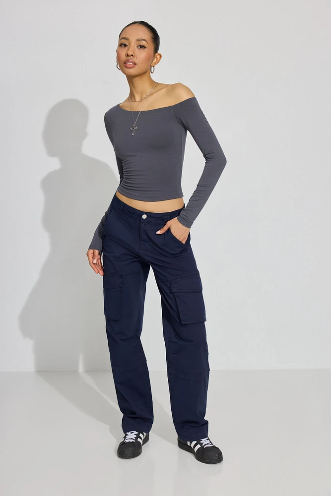 Asymmetric Long Sleeve Top
