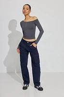 Asymmetric Long Sleeve Top