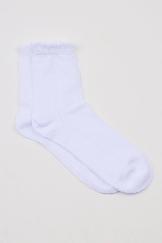 Pointelle Socks