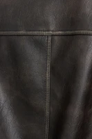 Vintage Faux Leather Jacket