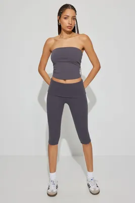 Fold Over Capri Legging