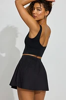 Peyton Poplin Skort