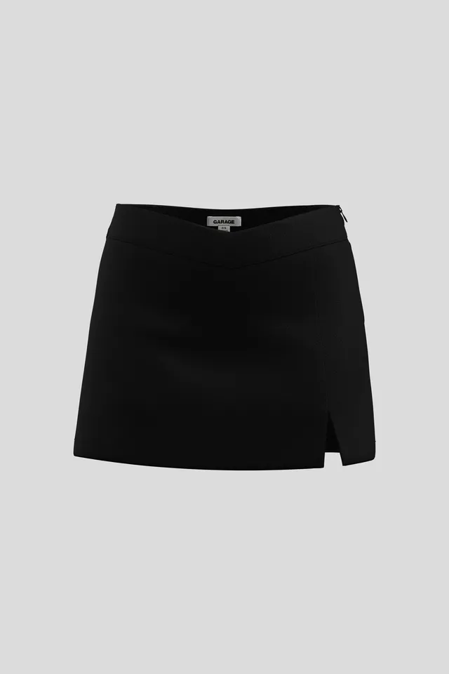Garage, Skirts, Garage Black Mini Skirt With Attached Shortsskort 95  Cotton 5 Spandex S