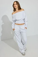 UltraFleece Off Shoulder Sweater