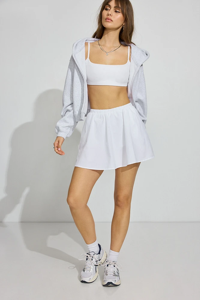Peyton Poplin Skort