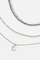 Set of 3 Classic Chain Necklace