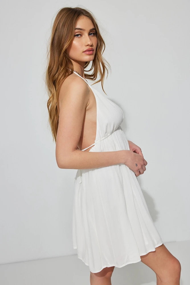 Halter Flare Dress