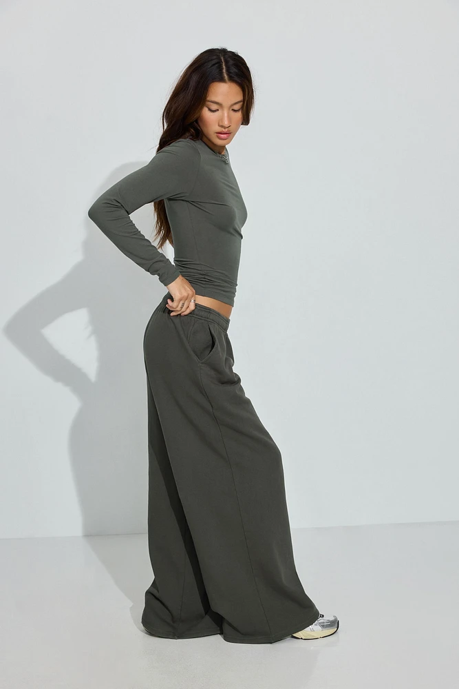 UltraFleece Super Wide Leg Sweatpants