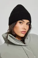 Ribbed Knit Basic Tuque
