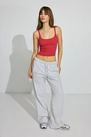 Ribbed Scoop Cami Top