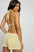 Linen Mini Shorts