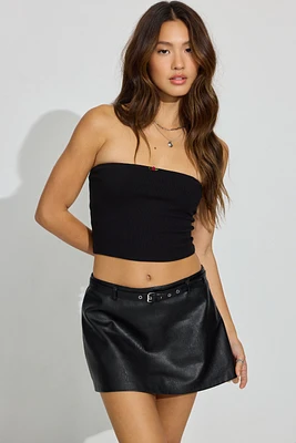 Micro Belted Mini Skort