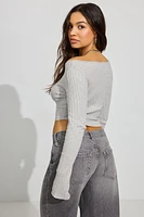 Bodycon Boat Neck Sweater