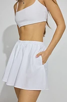 Peyton Poplin Skort