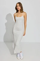 Robe midi Naomi à dos échancr