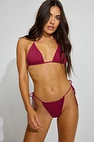 Reversible Side Tie Tiny Bikini Bottom