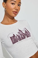 Kimmy Long Sleeve Crop Top