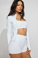 Active Long Sleeve Seamed Jacket