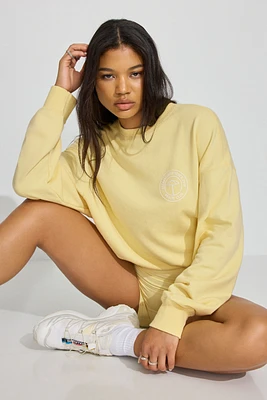 SoftTerry Oversized Crewneck Sweatshirt