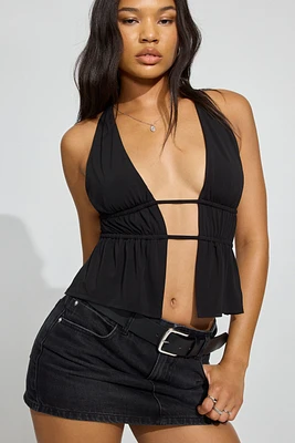 Plunge Flyaway Tank Top