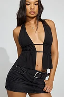 Plunge Flyaway Tank Top