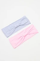 Set of 2 Wide Stretchy Headbands