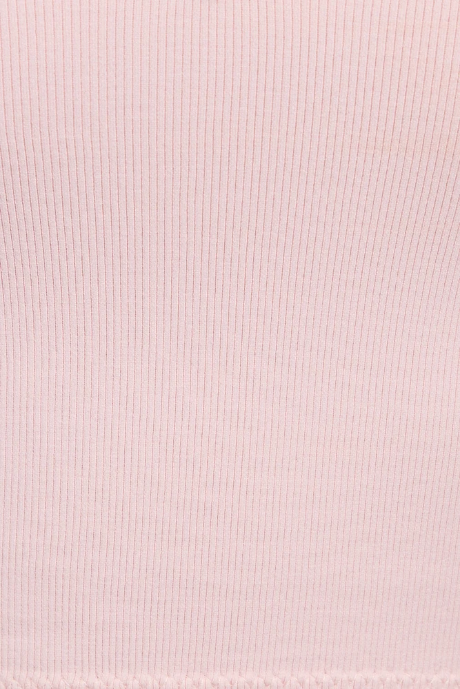 Cami sans coutures à col en cœur