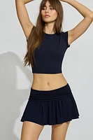 Jupe-short en tricot fluide Livy