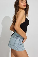 A-Line Denim Skort