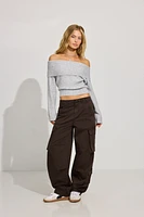 Pantalon cargo à jambe ballon Ashton